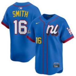 National League #16 Will Smith Blue 2025 All-Star Baseball Jersey