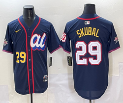 National League #29 Tarik Skubal Blue 2025 All-Star Baseball Jersey