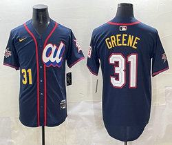 National League #31 Riley Greene Blue 2025 All-Star Baseball Jersey