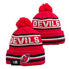 New Jersey Devils NHL Knit Beanie Hats 3