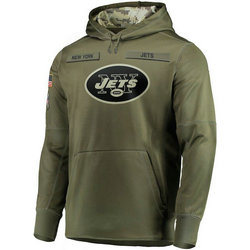 New York Jets 2024 Army green Pullove Hoodie