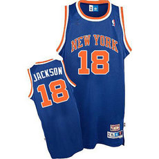 New York Knicks #19 Willis Reed Royal Blue Throwback Authentic Stitched NBA jersey
