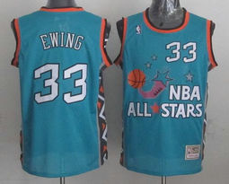 New York Knicks #33 Patrick Ewing 1996 All Star Authentic Stitched NBA jersey