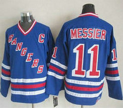 New York Rangers #11 Mark Messier Blue CCM Heroes of Hockey Alumni Authentic Stitched NHL Jersey