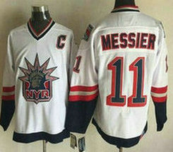 New York Rangers #11 Mark Messier New White CCM Throwback Authentic stitched NHL jersey