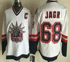 New York Rangers #68 Jaromir Jagr New White CCM Throwback Authentic stitched NHL jersey