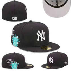 New York Yankees MLB Fitted hats 0594 11
