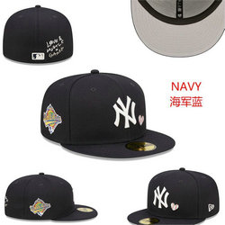 New York Yankees MLB Fitted hats 0594 8