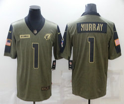 Nike Arizona Cardinals #1 Kyler Murray 2021 salute to service Authentic Stitched NFL Jersey