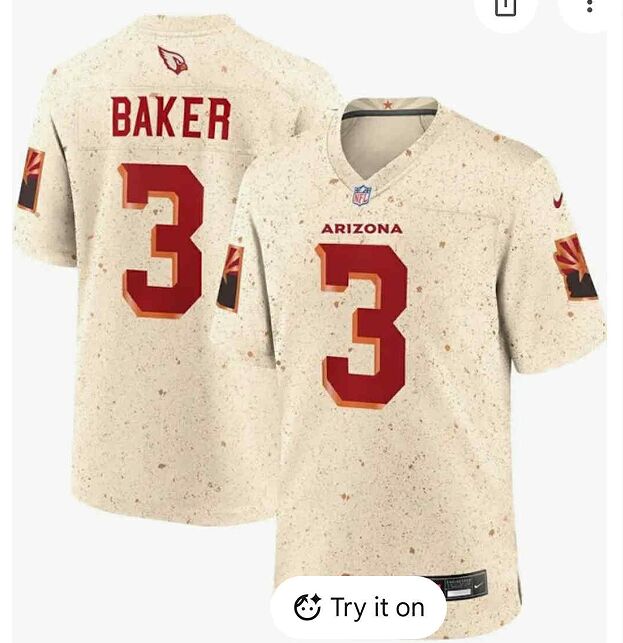 Nike Arizona Cardinals #3 Budda Baker Rivalries Stitched Football Jersey
