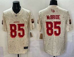 Nike Arizona Cardinals #85 Trey McBride Cream Rivalries Stitched Football Jersey