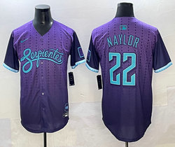 Nike Arizona Diamondbacks #22 Josh Naylor Purple 2025 City MLB Jersey