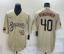Nike Arizona Diamondbacks #40 Madison Bumgarner 2021 City 40 in front Game Authentic Stitched MLB Jersey