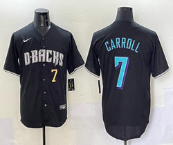 Nike Arizona Diamondbacks #7 Corbin Carroll black Joint MLB Jersey