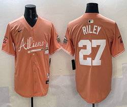 Nike Atlanta Braves #27 Austin Riley 5(V) Joint MLB Jersey
