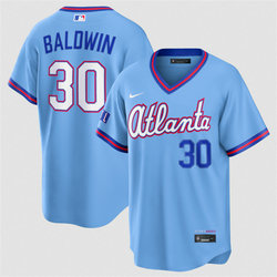 Nike Atlanta Braves #30 Drake Baldwin Powder Blue 2026 City Stadium Jersey