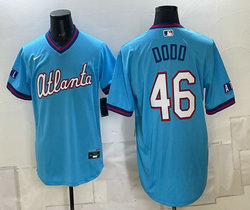 Nike Atlanta Braves #46 Dylan Dodo Powder Blue 2026 City Stadium Jersey