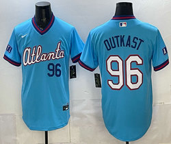 Nike Atlanta Braves #96 Outkast Powder Blue 2026 City Stadium Jersey