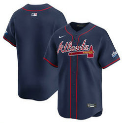 Nike Atlanta Braves Blank Navy 2025 Speedway Classic MLB Jersey