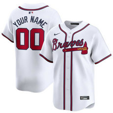 Nike Atlanta Braves Customized White 2024 Authentic Stitched MLB Jersey