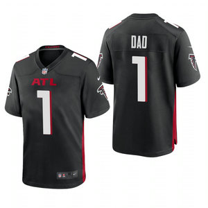 Nike Atlanta Falcons #1 Dad Black 2021 Fathers Day Authentic Stitched NFL Jersey