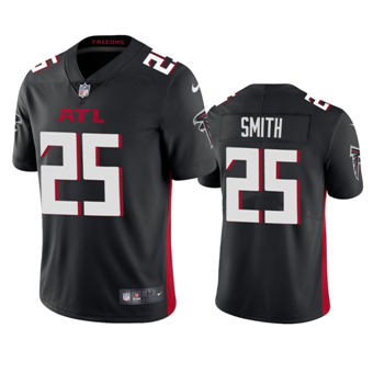 Nike Atlanta Falcons #25 Ito Smith Black Authentic Stitched NFL Jersey