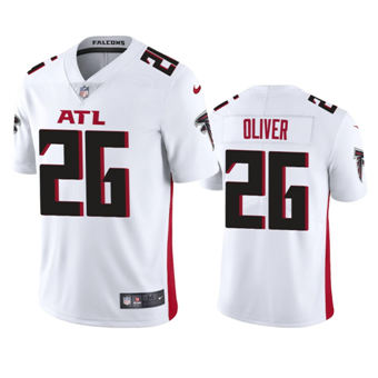 Nike Atlanta Falcons #26 Isaiah Oliver White Authentic Stitched NFL Jersey