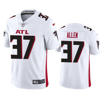 Nike Atlanta Falcons #37 Ricardo Allen White Authentic Stitched NFL Jersey