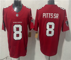 Nike Atlanta Falcons #8 Kyle Pitts Sr Red 2026 Vapor Untouchable Stitched Football Jersey