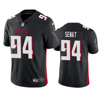 Nike Atlanta Falcons #94 Deadrin Senat Black Authentic Stitched NFL Jersey