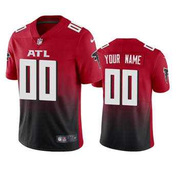 Nike Atlanta Falcons Customized Red Vapor Untouchable Authentic Stitched NFL Jerseys