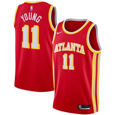 Nike Atlanta Hawks #11 Trae Young Red Authentic Stitched NBA Jersey