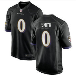 Nike Baltimore Ravens #0 Roquan Smith Black Vapor Untouchable Authentic Stitched NFL Jersey