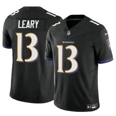 Nike Baltimore Ravens #13 Devin Leary Black Vapor Untouchable Authentic Stitched NFL Jersey