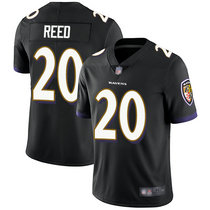 Nike Baltimore Ravens #20 Ed Reed Black Vapor Untouchable Limited Authentic Stitched NFL Jersey