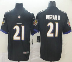 Nike Baltimore Ravens #21 Mark Ingram II Black Vapor Untouchable Limited Authentic Stitched NFL Jersey