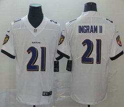 Nike Baltimore Ravens #21 Mark Ingram II White Vapor Untouchable Limited Authentic Stitched NFL Jersey