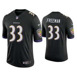 Nike Baltimore Ravens #33 Devonta Freeman Black Vapor Untouchable Authentic Stitched NFL Jersey