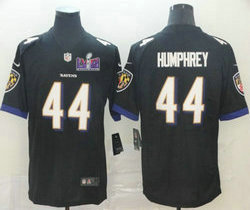 Nike Baltimore Ravens #44 Marlon Humphrey Black Vapor Untouchable With 2024 Super Bowl (LVIII ) patch Jersey