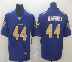 Nike Baltimore Ravens #44 Marlon Humphrey Purple Rush Authentic Stitched NFL Jersey