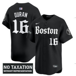 Nike Boston Red Sox #16 Jarren Duran Black 5(V) Joint MLB Jersey