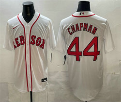 Nike Boston Red Sox #44 Aroldis Chapman White Authentic Stitched MLB Jersey
