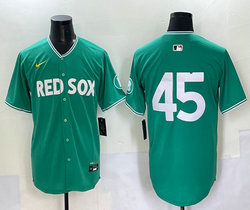 Nike Boston Red Sox #45 Pedro Martinez no name Green City Stitched MLB Jersey