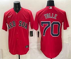 Nike Boston Red Sox #70 Payton Tolle Red Cool Base Stitched Baseball Jersey