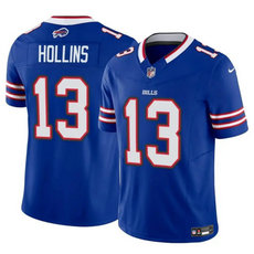 Nike Buffalo Bills #13 Mack Hollins Blue Vapor Untouchable Authentic Stitched NFL Jersey