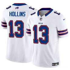 Nike Buffalo Bills #13 Mack Hollins White Vapor Untouchable Authentic Stitched NFL Jersey