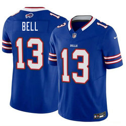 Nike Buffalo Bills #13 Skyler Bell Blue 2026 Draft Authentic Stitched NFL Jersey