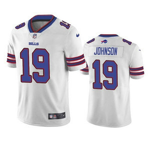 Nike Buffalo Bills #19 KeeSean Johnson White Vapor Untouchable Authentic Stitched NFL Jersey
