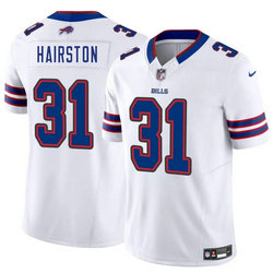 Nike Buffalo Bills #31 Maxwell Hairston White 2025 Draft Authentic Stitched NFL Jersey