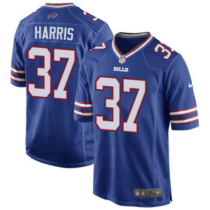 Nike Buffalo Bills #37 Damien Harris Blue Vapor Untouchable Authentic Stitched NFL Jersey